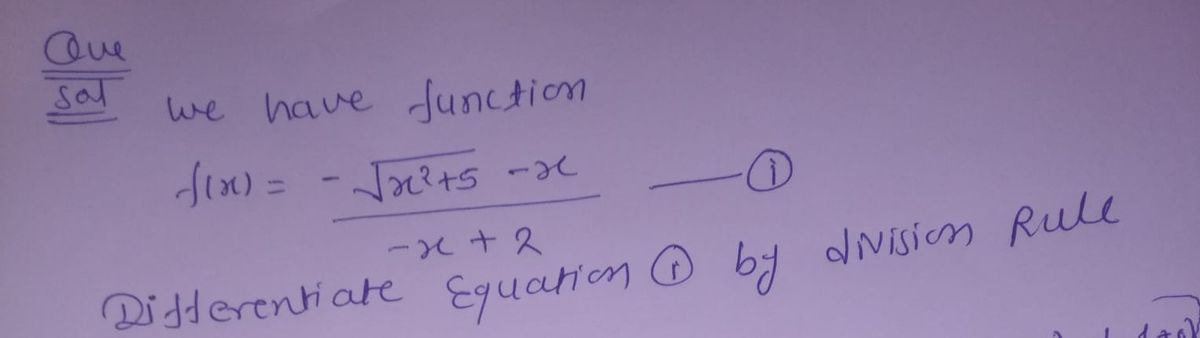 Calculus homework question answer, step 1, image 1